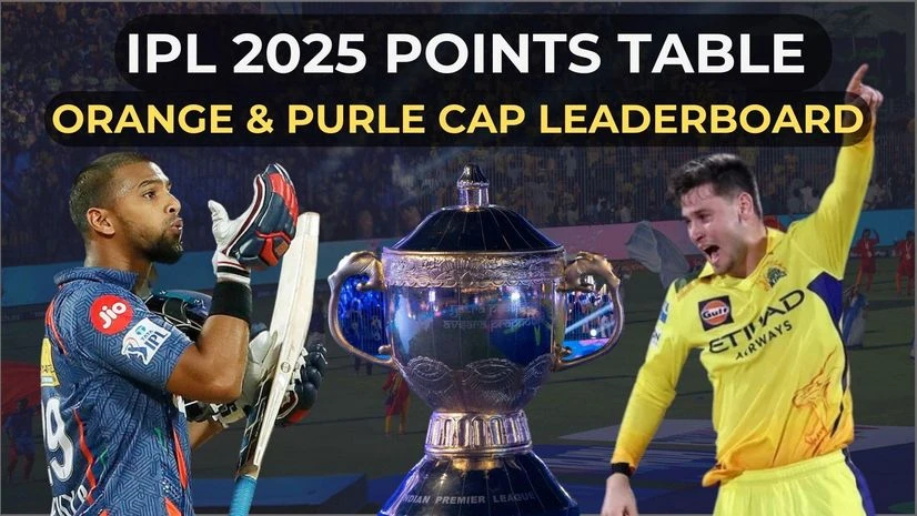 IPL 2025 points table: Check latest rankings of all 10 teams here IPL 2025 points table: Check latest rankings of all 10 teams here