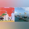 PM Modi inaugurated the new Pamban Bridge in Rameswaram. PM Modi inaugurated the new Pamban Bridge in Rameswaram.
