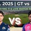 GT vs RR IPL 2025 Live
