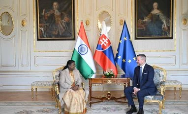 India, Slovakia must boost ties in film production, entertainment: Murmu Slovakia President with India's President Droupadi Murmu