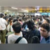 chaos at Delhi airport