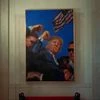 Donald Trump's viral 'fist-pump' portrait replaces Obama's in White House