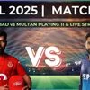 Islamabad vs Multan playing 11