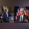 Trump's Fed criticism rattles markets; US stocks dip, dollar hits 3-yr low US President Donald Trump, US Fed Chain Jerome Powell