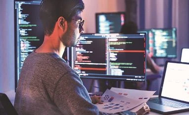 Indian Largecap IT stocks: A relative safe haven amid market volatility? Indian IT services, artificial intelligence in IT, generative AI in tech, AI cost savings, Tata Consultancy Services, Infosys, Wipro