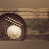 Japanese rice and chopsticks