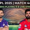 KKR vs PBKS