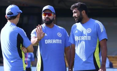 Jasprit Bumrah and Rohit Sharma Jasprit Bumrah and Rohit Sharma