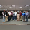 (L-R) Sabre leadership team, Sushant Mathur, Prasad Parigi, Bharat Kumar,Sriram Gopalswamy, Erika Miller, Roshan Mendis, Bindu Surendran, Bhaskara Rao Guntreddy, Rency Mathew, Sandeep Bhasin
