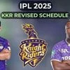 KKR schedule