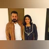 Sanjay Dutt with sister, former Lok Sabha member Priya Dut