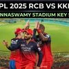 IPL 2025: RCB vs KKR pitch report, highest score, Chinnaswamy Stadium stats