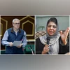 In frame: (L) Jammu and Kashmir (J&K) Chief Minister Omar Abdullah; (R) People's Democratic Party (PDP) President Mehbooba Mufti