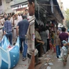 Demolition at Sarojini Nagar market
