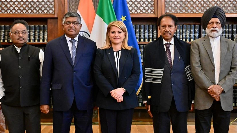 All-party delegation in Italy All-party delegation in Italy