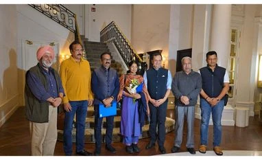 All-party delegation led by DMK MP Kanimozhi Karunanidhi arrives in Madrid Kanimozhi led delegation, Madrid