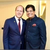 Piyush Goyal with Israel Economy minister Nir Barkat Piyush Goyal with Israel Economy minister Nir Barkat