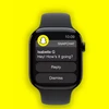 Snapchat app for Apple watch