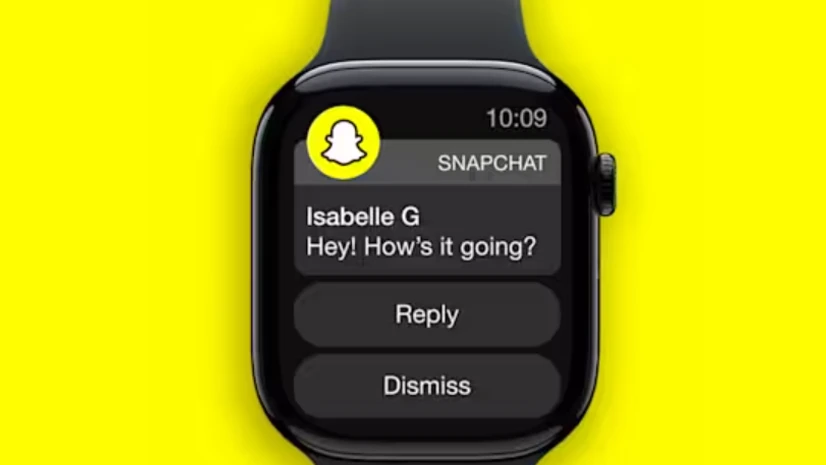 Snapchat app for Apple watch Snapchat app for Apple watch