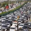 Traffic jam, Traffic, Delhi Gurugram Expressway