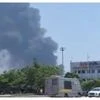 Plane crash, smoke