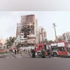A damaged building after an explosion in a residential compound following Israeli strikes on Tehran, on Friday	Photo: Reuters