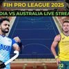 India vs Australia hockey match
