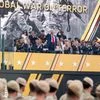 Donald Trump at military parade