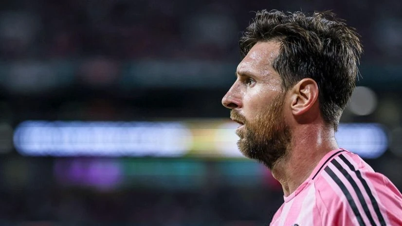 Messi during first game of FIFA Club World Cup Messi during first game of FIFA Club World Cup