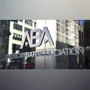 American Bar Association, ABA American Bar Association's logo on a glass