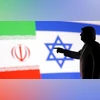 A 3D printed miniature model of U.S. President Donald Trump, Israel and Iran flags are seen in this illustration