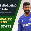 India vs England 1st Test: Key stats at Headingley Stadium in Leeds
