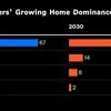 Foreign automakers' market share in China projected to shrink further