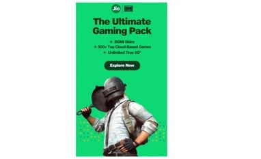 Reliance Jio partners with Krafton, offers BGMI rewards with recharge plans Jio gaming recharge pack