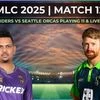 Seattle Orcas vs Los Angeles Knight Riders Playing 11
