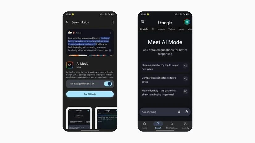 AI Mode in Google Search AI Mode in Google Search new update