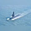 An Indian Navy Project–75, Kalvari-Class submarine deployed at sea. Six are currently operational, with three follow-on vessels slated for production An Indian Navy Project–75, Kalvari-Class submarine deployed at sea. Six are currently operational, with three follow-on vessels slated for production