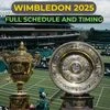 Wimbledon 2025 schedule
