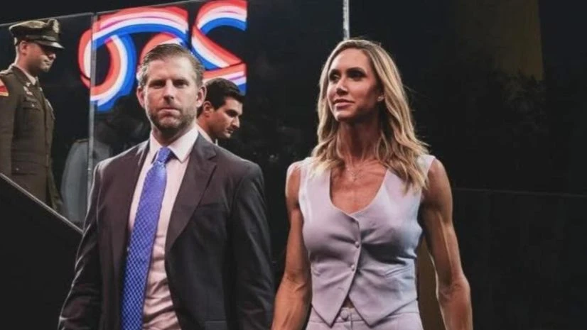 lara trump, trump daughter-in-law Trump stated that his daughter-in-law does not reside in NC anymore but it wasn't clear if he was ruling her out. (Photo: X @LaraLeaTrump)