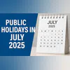 July Holidays 2025 July Holidays 2025