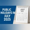 July Holidays 2025 July Holidays 2025
