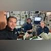 Ax-4 Pilot Shubhanshu Shukla and Mission Specialist Tibor Kapu enjoys views of Earth from the cupola
