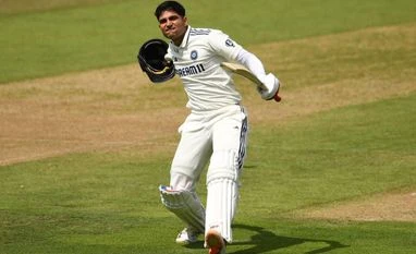 Gill becomes first player to score double hundred and 150 in same Test Shubman Gill during day 2 of Edgbaston Test