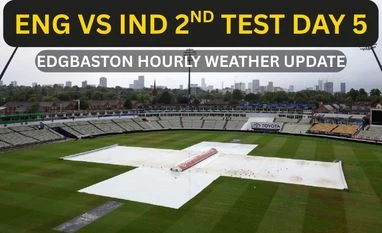 England vs India 2nd Test Day 5: Hourly weather forecast and pitch report ENG vs IND 2nd Test weather update