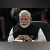 India's Prime Minister Narendra Modi speaks during the 17th annual BRICS summit in Rio de Janeiro, Brazil India's Prime Minister Narendra Modi speaks during the 17th annual BRICS summit in Rio de Janeiro, Brazil