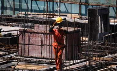 china, construction site, gig worker, heat wave A construction site in Chongqing, in May