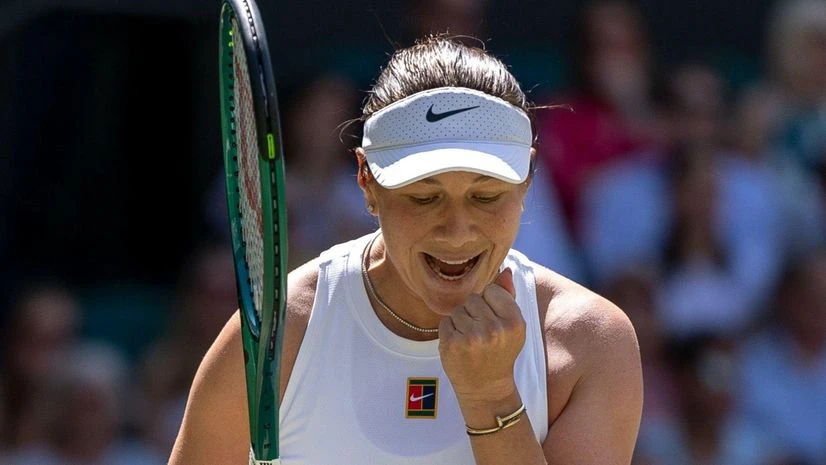 Amanda Anisimova during semifinal match at Wimbledon 2025. (PIC: X) Amanda Anisimova during semifinal match at Wimbledon 2025. (PIC: X)