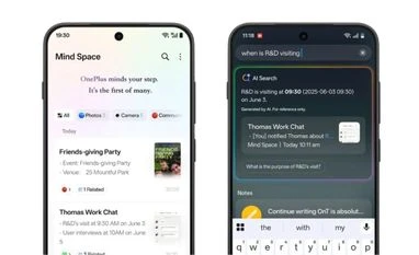 OnePlus AI suite now rolling out to OnePlus 13, 13R smartphones: What's new Mind Space and AI Search features