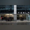 Tesla showroom in Mumbai Tesla showroom in Mumbai