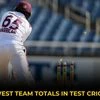 Lowest team totals in Test cricket